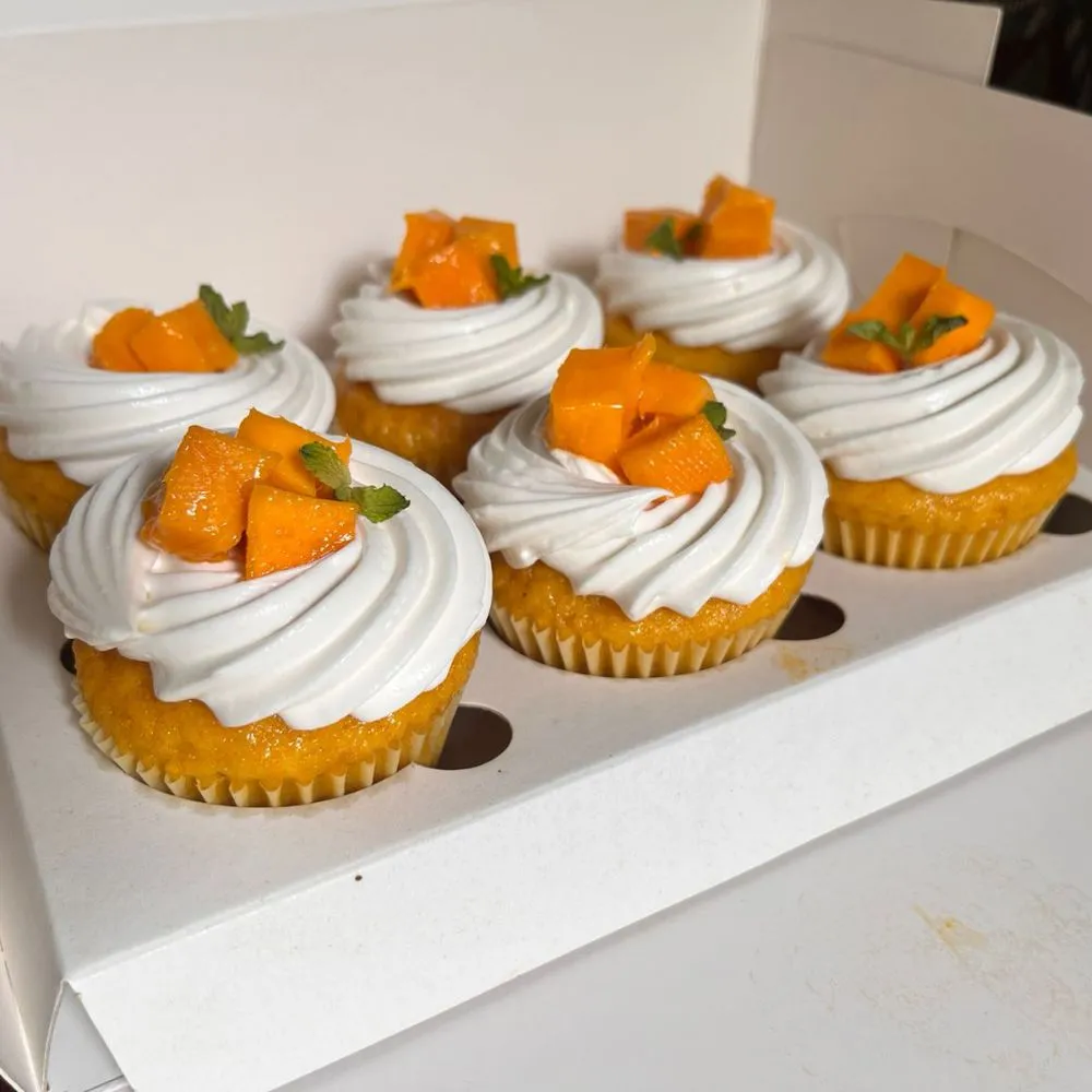 Mango Cupcakes pack of 6